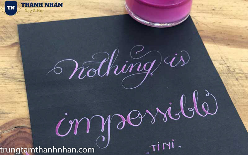 dạy viết chữ đẹp calligraphy